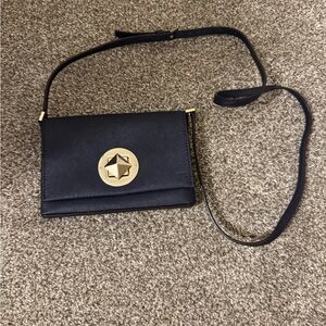 Elegant Navy Blue Crossbody Bag